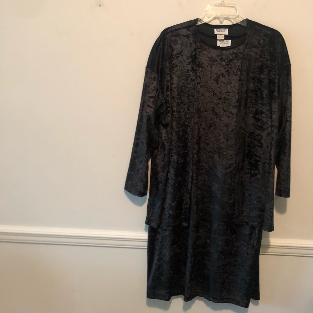 Heads Up 2pc Black Dress
